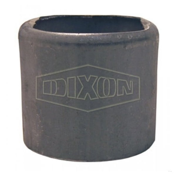Cam and Groove Ferrule, 2-1/2 in Nominal, 304 SS, Notched End Style, Domestic